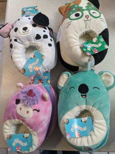 Squishmallow Kids Novelty Slippers Cat Unicorn Dog Koala Nwt Ebay