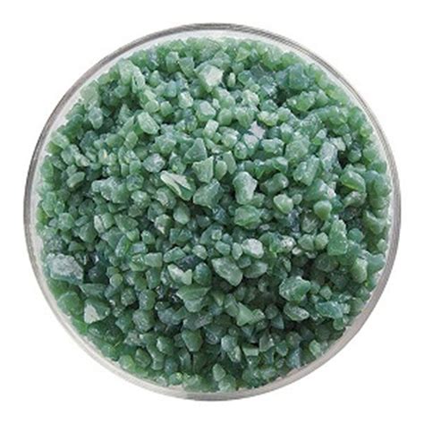 Bullseye Frit Mineral Green Coarse Opalescent 450g