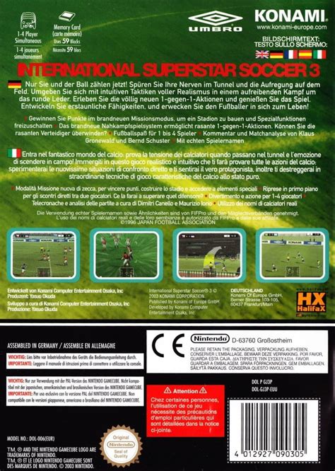 International Superstar Soccer 3 ISS3 Jikkyou World Soccer 2002