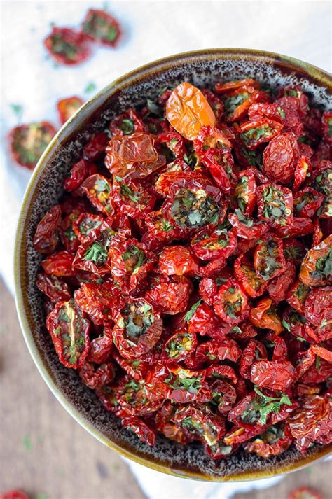 Sun Dried Cherry Tomatoes Cherry Tomatoes Dried Cherries Juicy Tomatoes