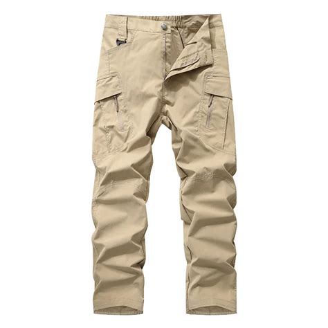 Pantalones Cargo De Algod N Para Hombre Pantal N T Ctico Recto Con M