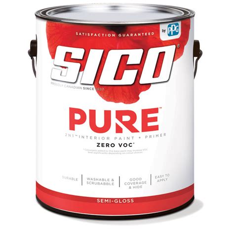 Paint And Primer In One Semi Gloss 3 78 L By Sico Pure RONA