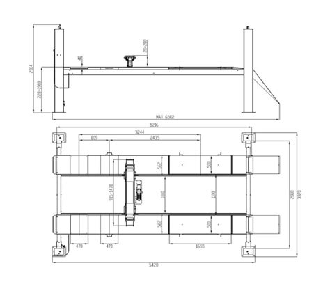 Ponte Sollevatore A Colonne Weber Expert Serie Autolift