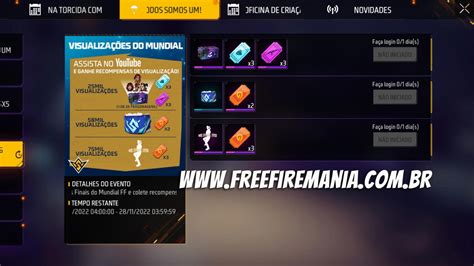 Mundial de Free Fire 2022 Garena divulga metas de visualizações da