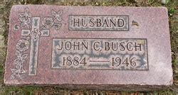 John Charles Busch 1884 1946 Find A Grave Memorial