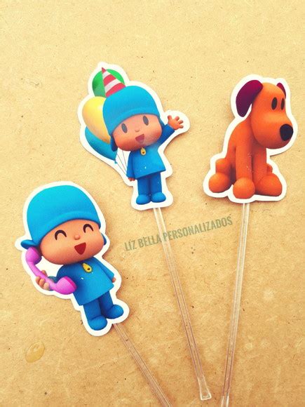 Topper De Doces Pocoyo 50 Unidades Elo7 Produtos Especiais