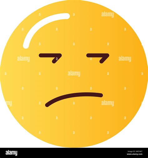 Unamused Face Icon Vector Image Suitable For Mobile Application Web