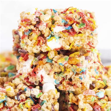 Fruity Pebble Rice Krispie Treats Like Mother Like Daughter