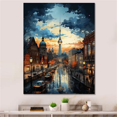 Latitude Run® Germany Berlin Skyline In I - Germany Wall Decor | Wayfair