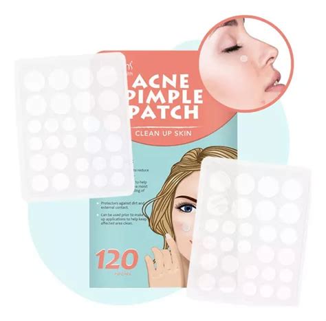 120 Parches Acné Espinillas Facial Absorbente Invisibles F Tipo De Piel