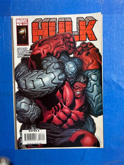 Hulk 3 Mcguinness Art And Cover Jeph Loeb Scripts Marvel Comics2008 Comb Ebay