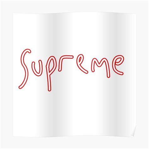 Supreme Posters | Redbubble