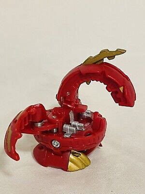 Bakugan Battle Brawlers B Red Pyrus Naga Dragonoid G Damaged For