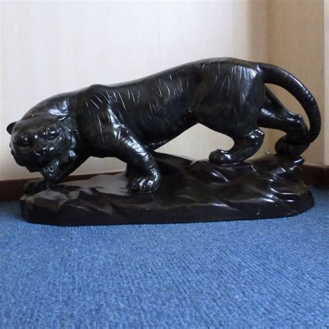 Scultura Grande Immagine Di Una Tigre Ceramica Catawiki