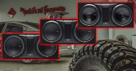 Product Spotlight Rockford Fosgate Loaded Subwoofer Enclosures