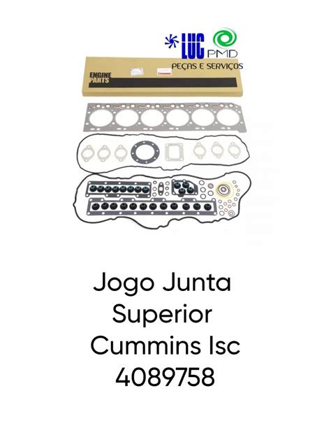 Jogo Junta Superior Cummins Isc