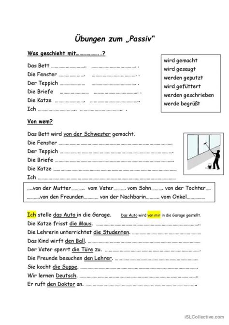 Passive Deutsch Daf Arbeitsbl Tter Pdf Doc Hot Sex Picture