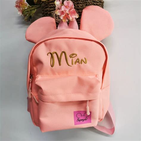 Sac A Dos Maternelle Personnalis Minnie Rouge