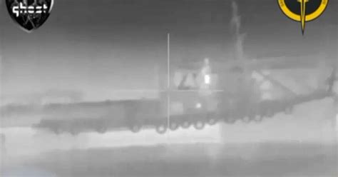 Kamikaze Drone Strike Blows Up Another Russian Naval Vessel In Ukraine