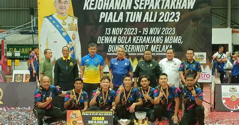 Perak Juara Piala Tun Ali 2023 Berita Harian