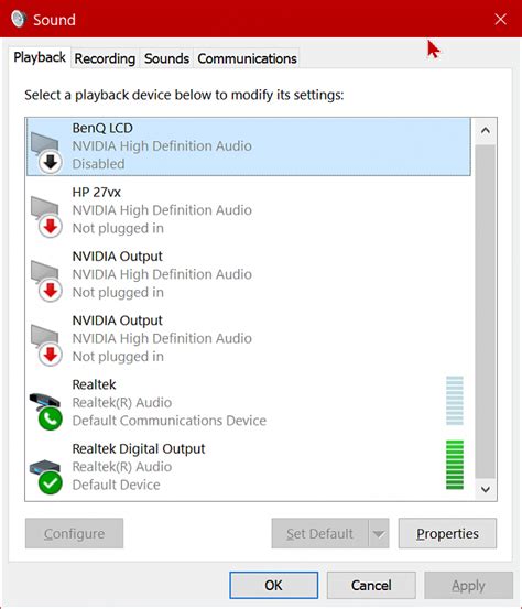 No Sound on Speakers Solved - Windows 10 Forums