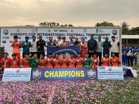 Minerva Public School Crowned U Subroto Cup Champions