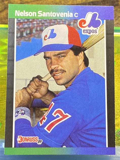 1989 Donruss 366 Nelson Santovenia Ebay