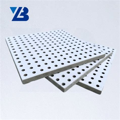 Gypsum Perforated Acoustic Board For Ceiling Sound Absorption