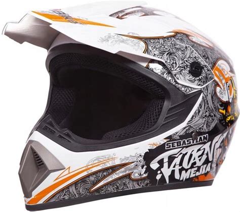 Kask Motocyklowy City Bike Crossowy Lekki Na Enduro Quad Atv Cross Xl