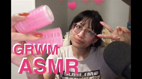 Chat GRWM ASMR Skincare Tapping Brushing Mouth Sounds Whisper