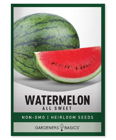 All Sweet Watermelon Seeds For Planting: A Garden Essential Fruit ...