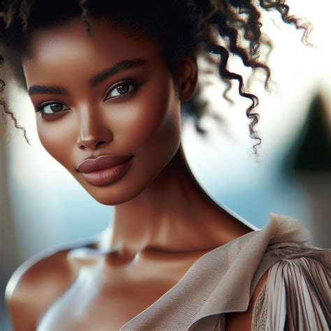 Radiant African Descent Woman Graceful And Elegant Beauty Ai Art Generator Easy Peasy Ai