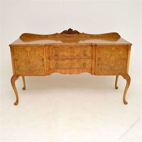 Antique Burr Walnut Queen Anne Style Sideboard As592a4950 2669