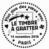 Timbre 2016 Le Timbre à gratter tentez votre chance sur laposte fr