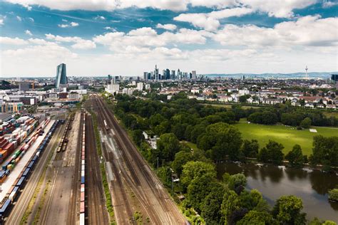 Luftbild Frankfurt Am Main Ost Vonganzoben Luftbildfotografie Der