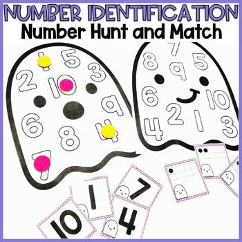 number recognition number identification activities number matching fun