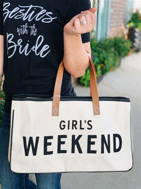 Girls Weekend Tote 9 Options Weekender Tote Tote Girls Weekend