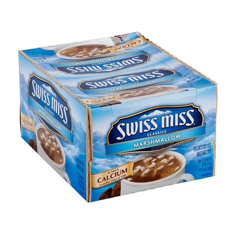Swiss Miss Hot Chocolate Mix With Marshmallows Box