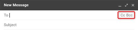 How To Cc Or Bcc In Gmail
