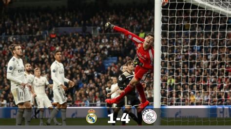 Real Madrid Vs Ajax 1 4 All Goals Highlights Champions League 2018