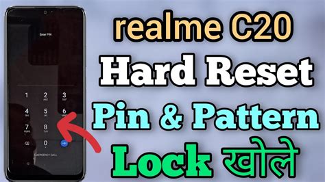 Realme C20 RMX3063 Hard Reset Pattern Lock Unlock Password