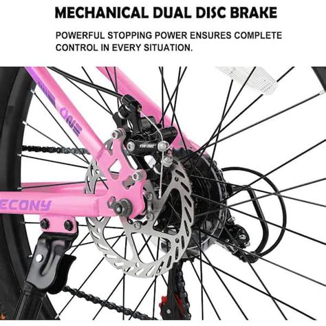 Buy 26 In Pink Teenagers Shimano 21 Speed Mountain Bike With Dual Disc