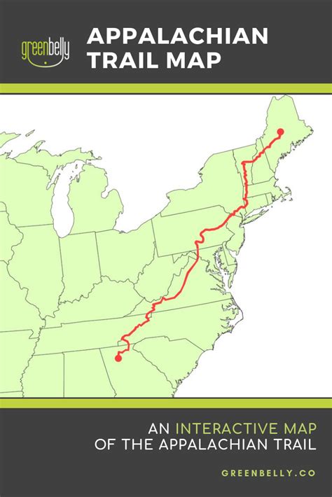 Appalachian Trail Map Interactive State By State Breakdown