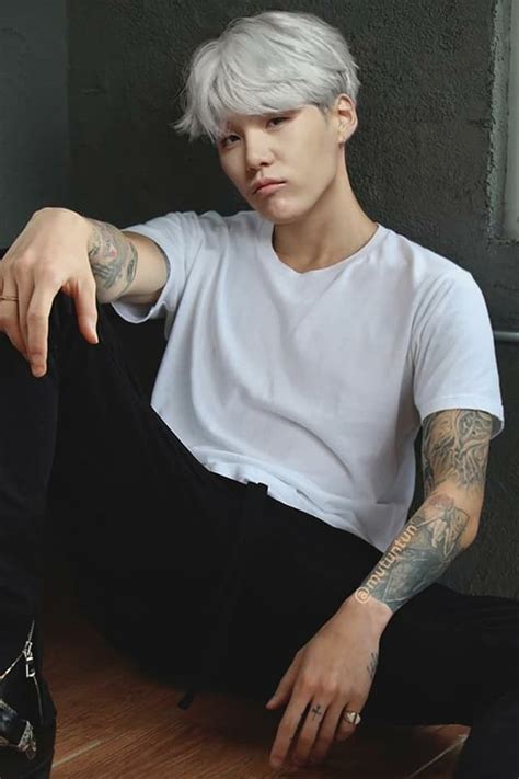 Suga With Tattoos Min Yoongi Bts Suga Yoongi