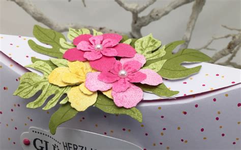 Stampin Up Stempelherz Verpackung Box Botanical Blooms