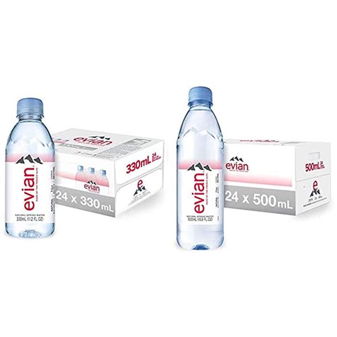 Buy Evian Natural Spring Water One Case Of 24 Individual 330 Ml 112