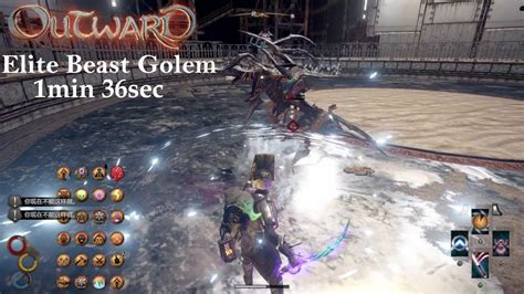 Outward Boss Elite Beast Golem X Op Chakram Hex Build Youtube