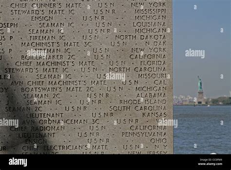 SECOND WORLD WAR MEMORIAL BATTERY PARK MANHATTAN NEW YORK CITY NEW