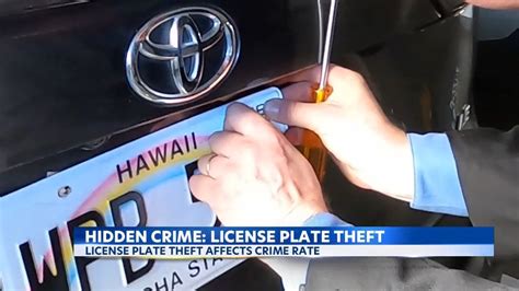 A Hidden Crime License Plate Theft Can Lead To Other Crimes Youtube