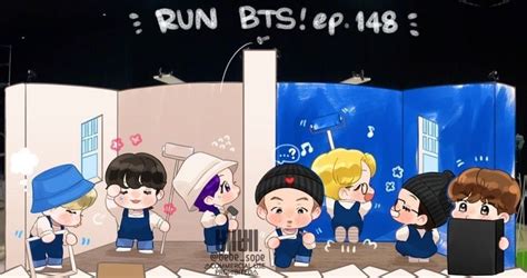 Pin By Namunamagar On Bts Art Bts Funny Run Bts Bts Chibi